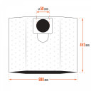 Sintetinis maišelis dulkių surinkėjas  DAVC 60TB DAEWOO, DAVC6025S/DAVC6030S, 3, 0,51kg