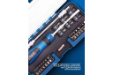Scheppach Bitikomplekt SCH-30311126, 43 tk, CrV, PH, PZ, SL, TT, HEX, adapter, karp