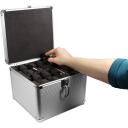 Logilink 3.5" cietā diska aizsargapvalks UA0193, 24.5cm x 24cm x 20cm, ABS plastika, 10 cietie diski, atslēga