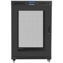 Lanberg montaažiraam FF01-8022-23BL, 22U, 800x1000mm, must, 1.5mm raami paksus, 6 jahutusventilaatorit