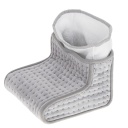 Foot warming device with 4 levels and remote control made of soft plush fabric with removable thermal lining 140W Grey AD7432 Adler