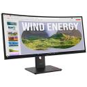 Lenovo ThinkVision T34WD-40 64AEGAT1EU, 3440 x 1440, 120 Hz, 4 ms, 300 cd/m&sup2;, 1 HDMI, USB 3.2 Gen 1 keskpunkt, kumer