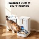 Petkit YumShare Dual-hopper 2 Automaatne toidupuur kaameraga P591 2, 5L, ABS, 304 roostevaba teras, valge, 1-10 toidukorda/p&auml;evas