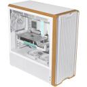 Lian Li Korpus LANCOOL 217 G99.LAN217W.00, 2x120mm, 1x140mm, 2xUSB 3.0, 3.5" HDD, 2.5" SSD, skaidrus panelis