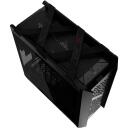 Asus Kaste ROG Strix Helios II GX601S, 3x140mm priek&scaron;ējie ventilatori, 1x140mm aizmugurējais ventilators, 6 HDD atbalsts