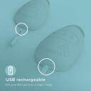 Homedics N&auml;o puhastusseade FAC-350-EUA, 8 intensiivsuse taset, veekindel, laaditav, 6.3x3.5x10.5cm, 0.2kg