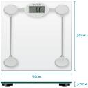 Salter Vonios svarstyklės 9018S SV3RCFEU16, 180 kg, 30,4 x 30,4 x 3,1 cm, stiklo platforma, LCD ekranas
