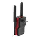 AX3000 WiFi 6 Mesh Repeater Dubultā josla Gigabit ports WPS WPA3 signāla gaisma melns Cudy RE3000