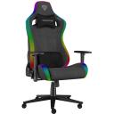 Genesis Spēļu krēsls 660 RGB NFG-2246, 129-136cm, 45-52cm, 20.5kg, 5 ritentiņi, ergonomisks, regulējami roku balsti