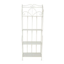 Plaukts SANDY 60x32xH166cm, antīki balts 76610