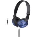 Sony Kokkupandavad k&otilde;rvaklapid MDR-ZX310 KOOD, 3,5 mm, 24&Omega;, 98dB, 1,2m, Sinine