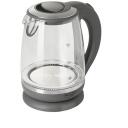 Adler | Kettle | AD 1286 | Standard | 2200 W | 2 L | Plastic/Glass | 360&deg; rotational base | Grey