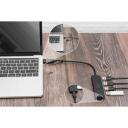 Digitus USB centrmezgls, DA-70235, 4 x USB A 3.0, USB 5V, 5 Gbps, 0&deg;C līdz 40&deg;C, 4 porti