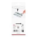 Sunkiųjų darbų peilis cinko lydinys KREATOR KRTH00202 Ašmenų ilgis 60 mm, Ašmenų plotis 18 mm