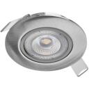 Emos LED prožektor SIMMI ZD3221, 5 W, 450 lm, 230 V, 35 mA, 110&deg;, 3000 K, IP20, alumiinium, poleeritud nikli