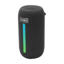 Gembird Bluetooth garsiakalbis SPK-BT-LED-07, juodas, 10 m, RGB LED, 5 spalvų režimai, 4 val. baterijos veikimo laikas