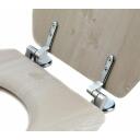 Beldray Medinis MDF tualeto dangtis LA033710WOAKPFEU7, 42,80cm, 6,00cm, 36,00cm, baltas, ąžuolas