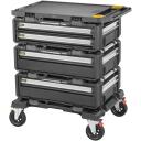Dewalt Ladustamine DWST08520-1 42.8 l, 2 sahtlit, 25 kg maksimaalne koormus, eemaldatavad jagajad, metallist lukud