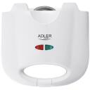 Adler | Sandwich maker | AD 301 | 750  W | Number of plates 1 | Number of pastry 2 | White
