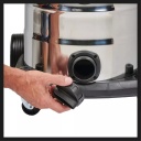 Mitrs/sauss putekļu sūcējs, EINHELL, 2342465, 30L nerūsējo&scaron;ā tērauda tvertne, 1400W, HEPA filtrs