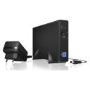 Raidsonic Ārējais korpuss 3,5" SATA HDD ar USB 3.0 un UASP atbalstu IB-377U3, 5 Gbit/s, 1x3,5" HDD, melns