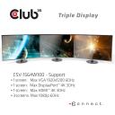 Club3D dokkimisjaam CSV-1564W100 USB 3.2 Gen1, 100W PD, 3 HDMI, 1 DisplayPort, 1 VGA, 3 USB 3.0, 2 USB 2.0, 1 RJ45