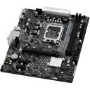 Asrock B760M-H2/M.2, LGA 1700, 2 x DDR5 DIMM, 128 GB, 2 x HDMI, 2.5 Gb/s LAN, 4 SATA3, 2 M.2, 6 USB 3.2, 4 USB 2.0