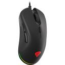 Genesis spēļu pele Krypton 200 NMG-1713, 6400 DPI, 6 pogas, RGB apgaismojums, USB, ergonomisks dizains