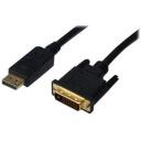 Digitus adapteris kabelis, AK-340301-020-S, 2 m, DisplayPort - vīrie&scaron;u, DVI-D - vīrie&scaron;u, divkār&scaron;i aizsargāts