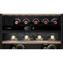 Bosch Veinijahutus KUW21AHG0, 44 pudelit, 220-240V, 38 dB(A), 2 temperatuuritsooni, must