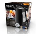 Camry | Kettle | CR 1255 | Standard | 2200 W | 1.7 L | Plastic | 360&deg; rotational base | Black