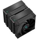 Deepcool CPU jahuti AK620 ZERO DARK ZORIA R-AK620-BKNPMN-E, 68.99 cfm, 6 vasku soojusjuhet, PWM, 260W TDP