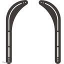 Neomounts seinakinnitus NS-SB100, max 15 kg, teras, k&otilde;rgus 45 mm, s&uuml;gavus 3 mm, k&otilde;rguse reguleerimine 0-450 mm