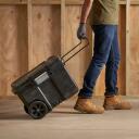 Stanley 52L Mobilā Darba Kaste STST33090-1, 52l, 40kg, IP43, noņemama kaste, V-groove, teksturēta rokturis, 7 collu riteņi