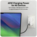 Hyper USB-C Silikona Lādē&scaron;anas Kabelis HJ4011BKGL, 1.5m, 60W, 480 Mbps, bez savel&scaron;anās, PD 3.0