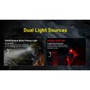 Nitecore Žibintuvėlis HC75 UHE, 3000 lm, 32 LED, 5500 mAh, IP68, Aliuminis, Polikarbonatas, USB įkrovimas, Juoda/Geltona