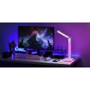 Hawk Galda lampa HW-LAMP04, 10 W, 5.8 W, 3 LED spuldzes, 5 V/2.1 A USB izeja, bezvadu uzlāde, aptum&scaron;o&scaron;ana