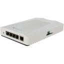 Mikrotik CRS304-4XG-IN l&uuml;liti 10G Ethernet 4x, DC/PoE, 12-57 V, 21 W, VLAN, MAC filtreerimine, DIN montaaž