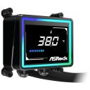 Asrock AIO Challenger 240 Digital 90-ACLA24-BAAGA6, 62,6 CFM, 31 dB, 2 ventilaatorit, 27,7 cm, 11,9 cm, 2,7 cm, must