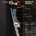 Batavia Giraffe AIR Teleskoopredel 7063088, 13 astet, 150 kg, 4.6 m t&ouml;&ouml; k&otilde;rgus, alumiinium, pehme sulgemise s&uuml;steem