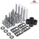 Maclean TV kinnitus MC-760, 26-55'', 30kg, VESA 100x100, 200x200, 400x200, 400x400, must, metall