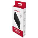 Axagon HDD корпус EE25-SLC USB 3.2 Gen 1, 2.5", черный, 0.32 м кабель, безвинтовой дизайн