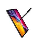 Fixed Ручка с стилусом и подставкой FIXPEN-BK, Алюминий, Черный, Перезаправляемая, Выдвижная, Резиновый наконечник