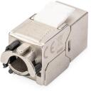 Digitus CAT 6A Keystone modulis, DN-93617-24, 10 Gbit/s, 500 MHz, 1 ports, Ekrānēts, atkārtoti aizverams