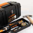 Plastikust t&ouml;&ouml;riistakohver metallist lukustitega 432x241x229 CHP-17X Truper