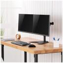Logilink Galda stiprinājums BP0099, 17-32", 8 kg, regulējams statīvs, slīpums, pagrieziens, līmeņa regulē&scaron;ana