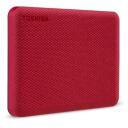 Toshiba V&auml;line k&otilde;vaketas Canvio Advance HDTCA10ER3AA, 1000 GB, 2.5", USB 3.2 Gen1, punane, parooliga autentimine