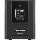 CyberPower UPS, PR3000ELCDSL, 3000 VA, 2700 W, 4 akumulatori, RS-232, USB, Line-Interactive, AVR, LCD displejs