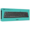 Logitech Klaviatuur K120 920-002479 USB, 1.5 m kaabel, QWERTY, must, t&auml;issuuruses, madala profiiliga, pritsmekindel kuni 60 ml