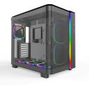 Montech Korpus KING 95 PRO (B), 2x140mm &scaron;oninės ventiliatoriai, 1x120mm galinis ventiliatorius, 8x2.5" HDD, 5x3.5" HDD